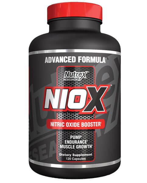 Niox Nutrex 120 Capsulas Suplementos Gym México Proteína Suplementos Fitness 9393