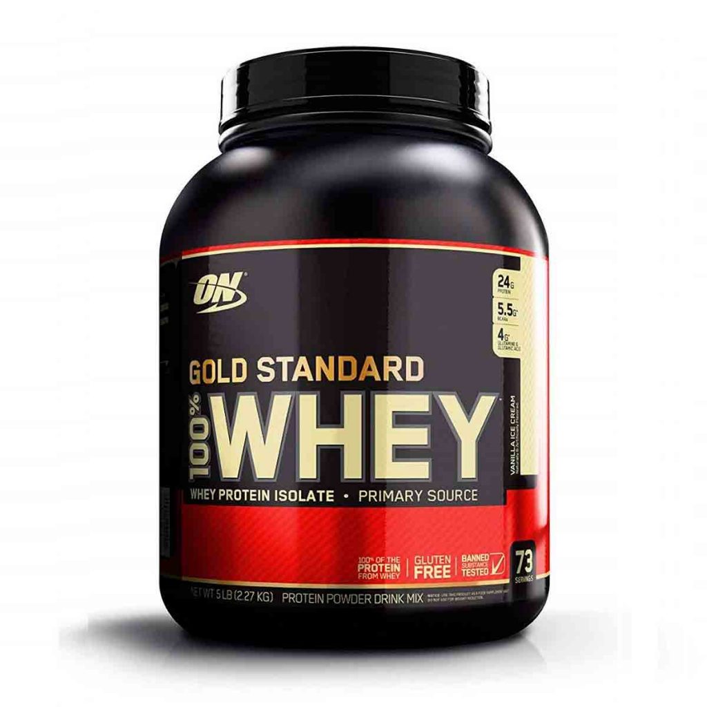 Proteína de suero de leche gold standard 100% whey