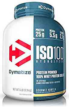 Proteína whey iso 100 Dymatize 5 libras suplementos deportivos