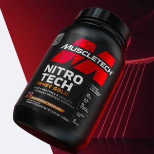 Muscletech Nitrotech whey gold suplementos gym