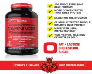 Carnivor 4.5 libras de las mejores proteínas del mercado