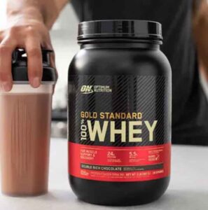 Una de las mejores proteínas en polvo: Gold standard 100% whey