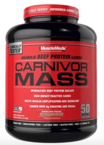 Carnivor mass de los mejores suplementos gym