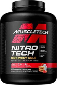 Muscletech nitrotech whey gold